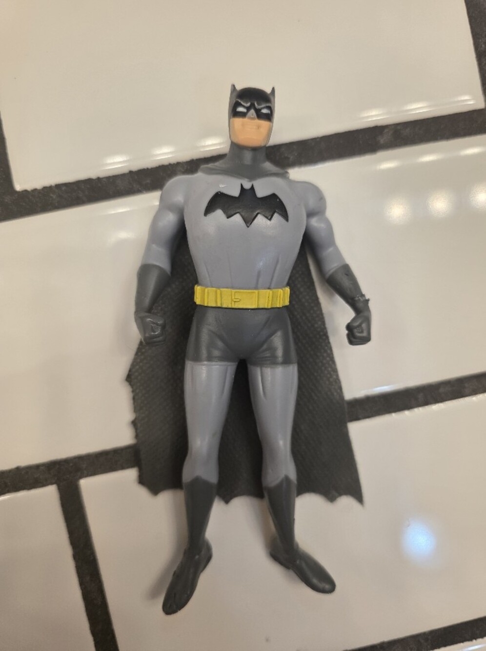 DC Comics Gray & Yellow Batman Action Figure